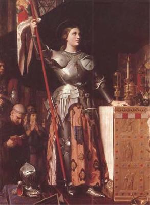 Jean Auguste Dominique Ingres Joan of Arc at the Coronation of Charles VII in Reims Cathedral (mk09) Germany oil painting art